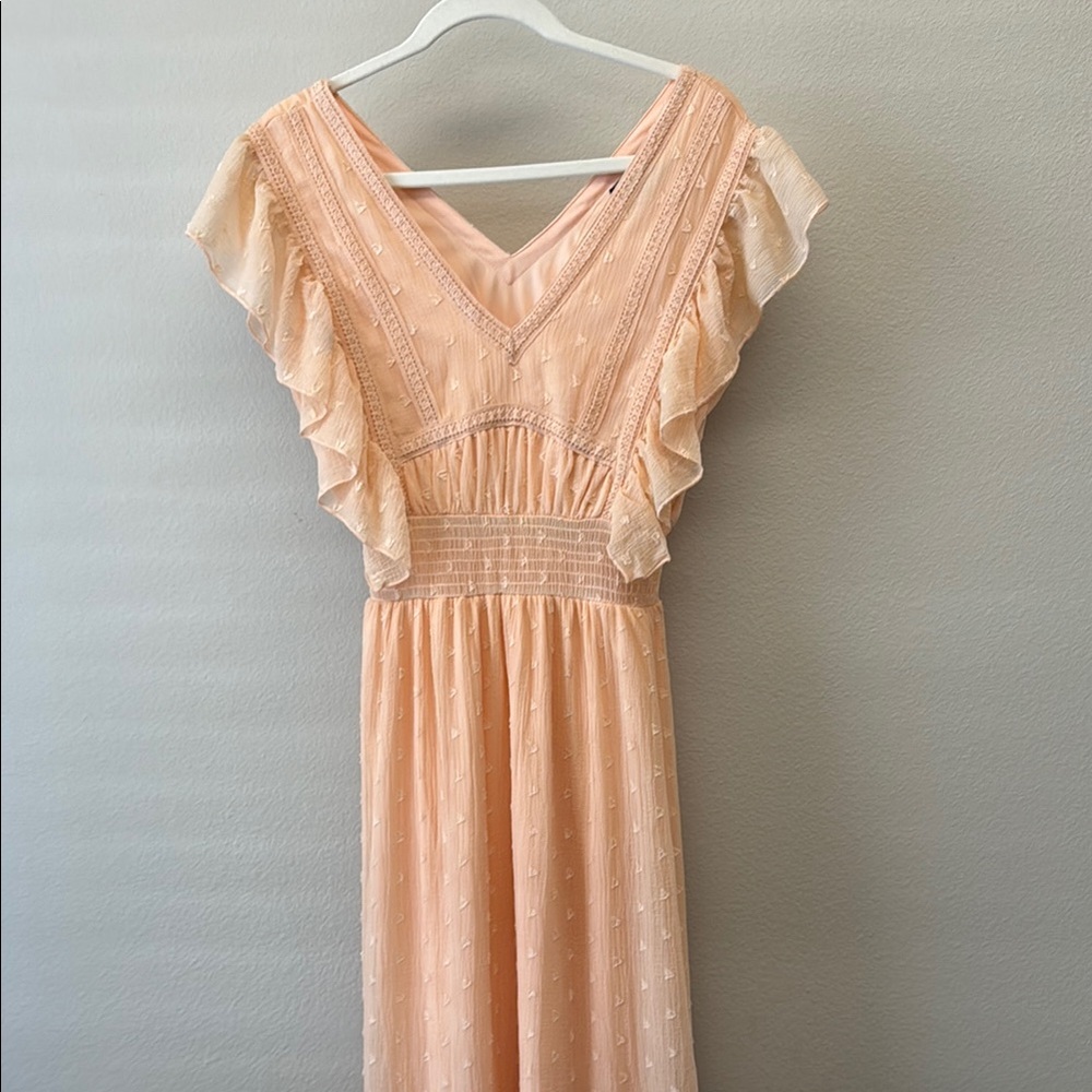 ASOS Peach Maxi Dress